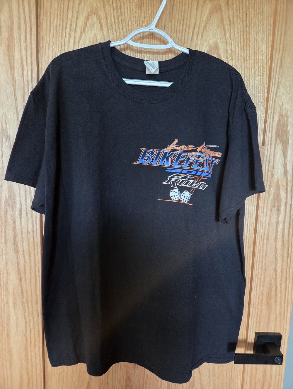 Black 'LAS VEGAS 2018 BIKEFEST' Short Sleeve Graphic Tee - Gildan